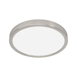 Fueva 6 Silver LED Round Flush Ceiling Light