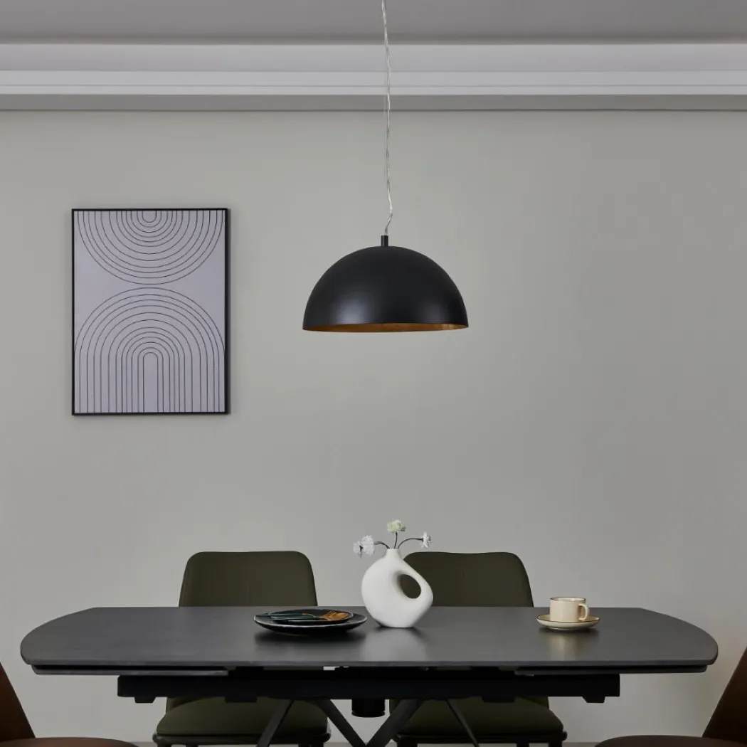 Gaetano Black Ceiling Pendant Light