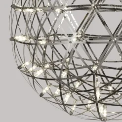 Galaxy Chrome Metal Ball LED Ceiling Pendant