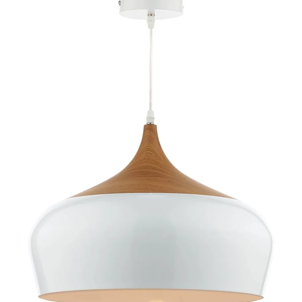 Gaucho Pendant Ceiling Light White 45cm