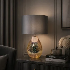 Geller 61cm Glass Table Lamp
