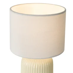 Gigi Twin Pack Ceramic Cream Table Lamps