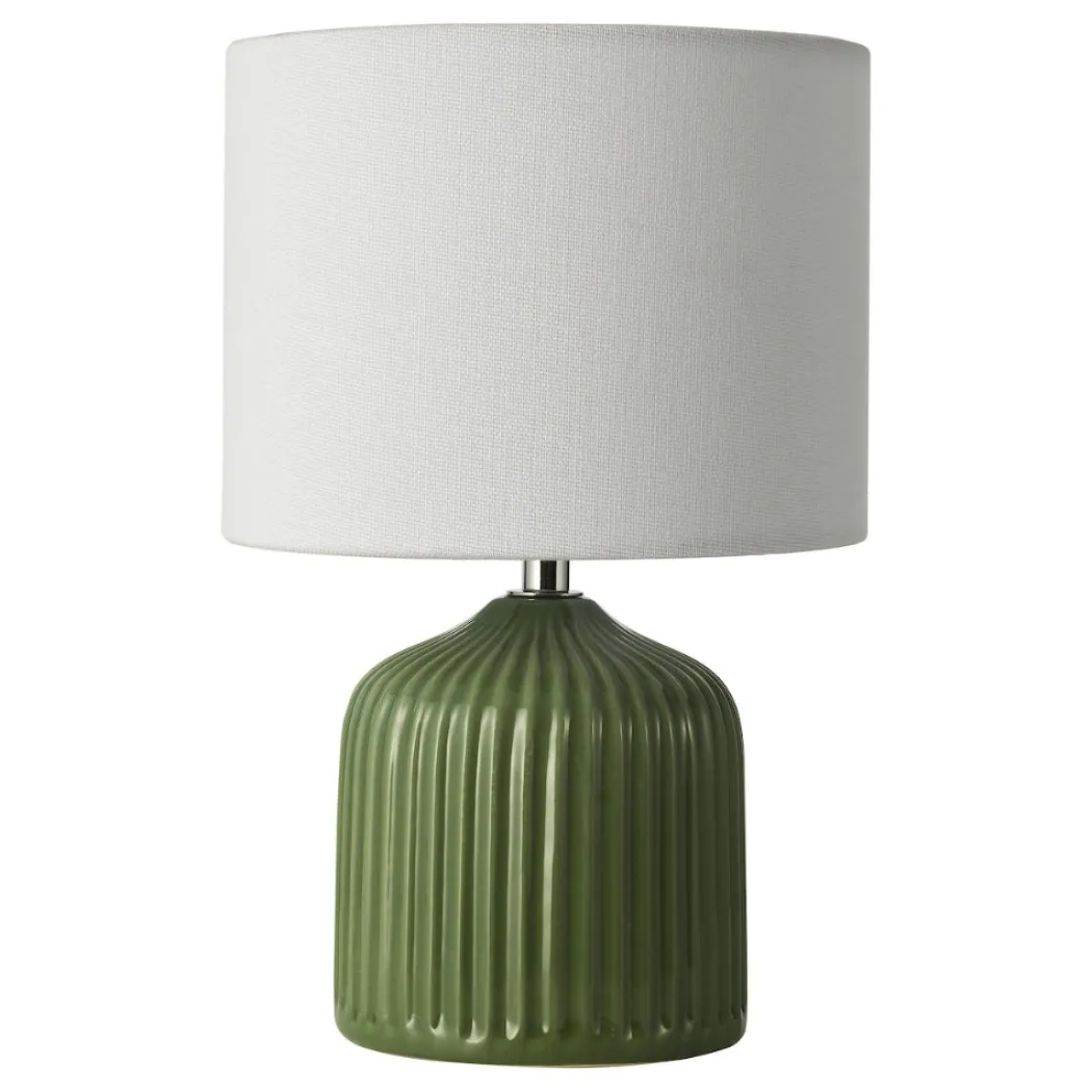 Gigi Twin Pack Ceramic Green Table Lamps