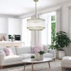 Giovanna 5 Light 2 Tier Gold Ceiling Pendant