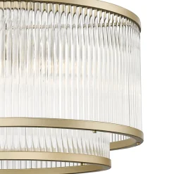 Giovanna 5 Light 2 Tier Gold Ceiling Pendant