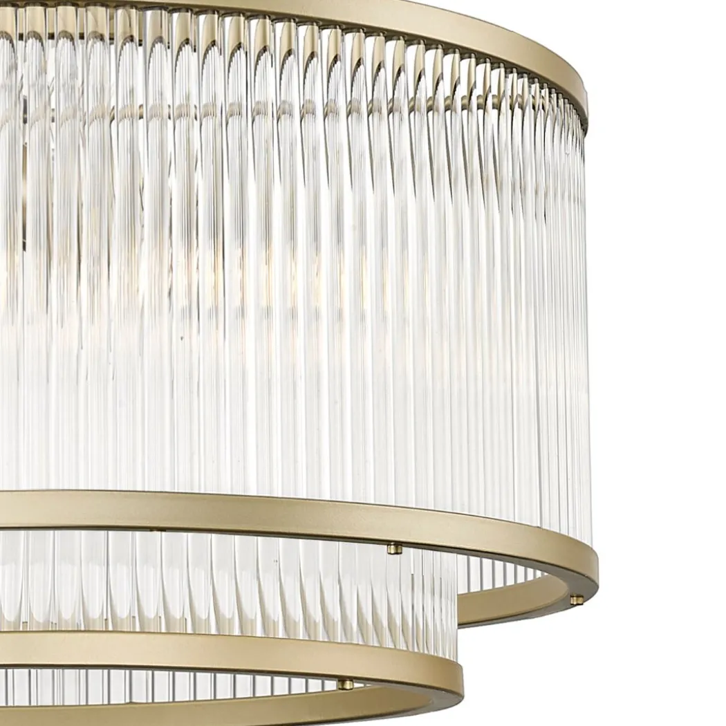 Giovanna 5 Light 2 Tier Gold Ceiling Pendant