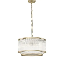 Giovanna 5 Light 2 Tier Gold Ceiling Pendant