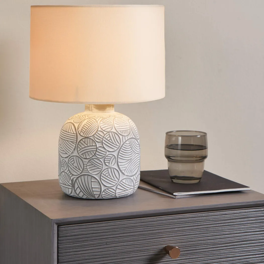 Gloria Natural Ceramic Table Lamp