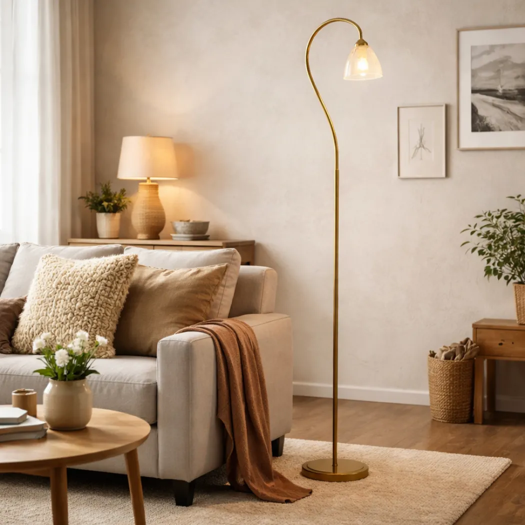 Glynis Antique Bronze Floor Lamp