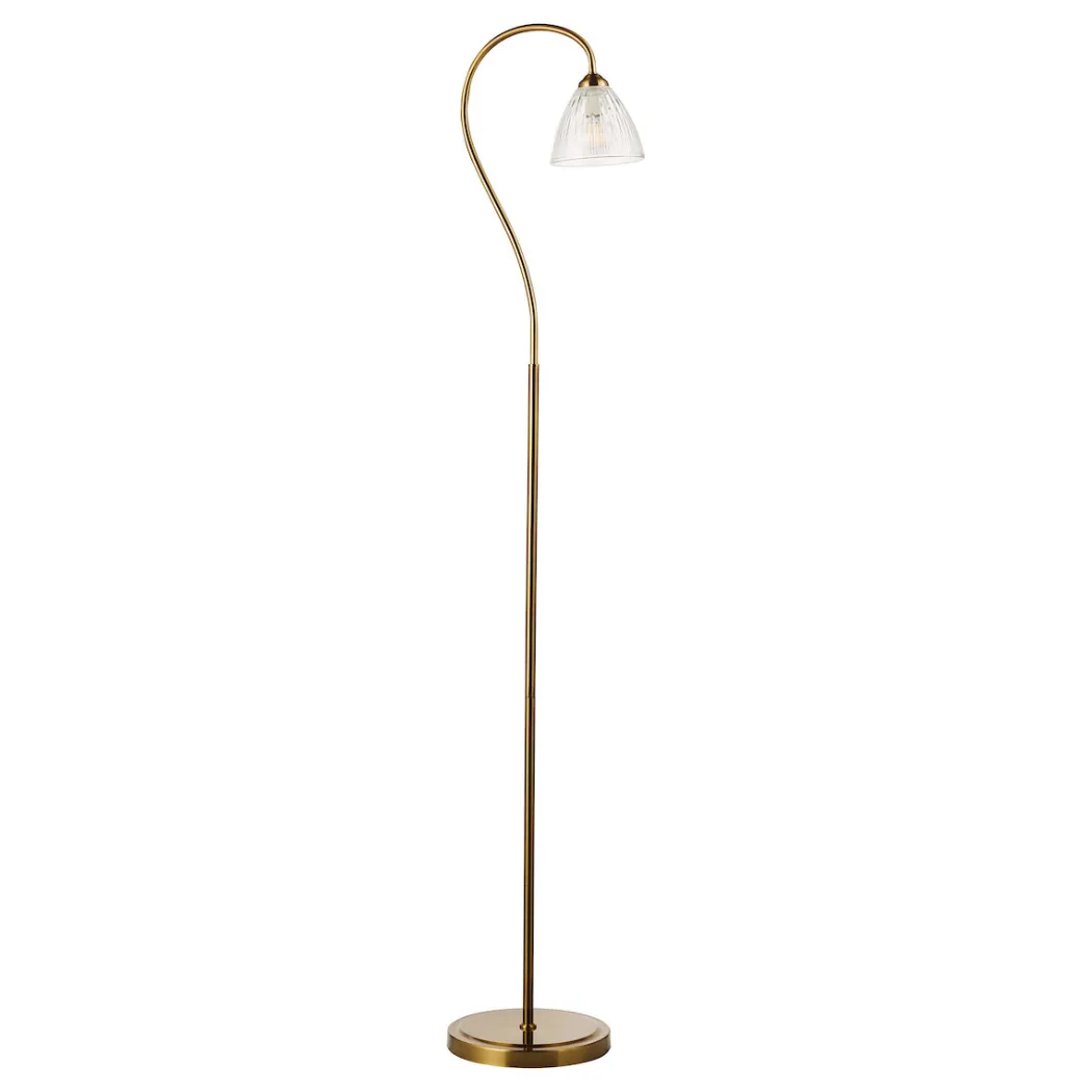 Glynis Antique Bronze Floor Lamp