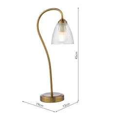 Glynis Antique Bronze Table Lamp