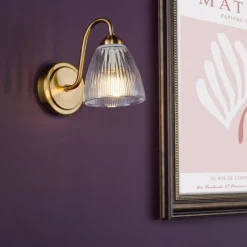 Glynis Antique Bronze Wall Light