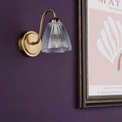 Glynis Antique Bronze Wall Light