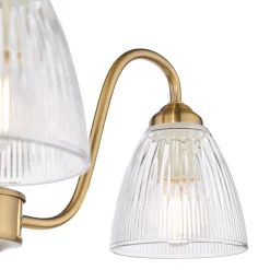 Glynis 3-Light Antique Bronze Semi-Flush Ceiling Light