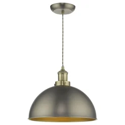 Governor Pendant Antique Brass Ceiling Light