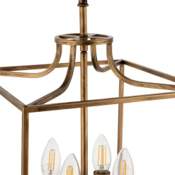 Grove Matte Antique Brass Ceiling Light Pendant
