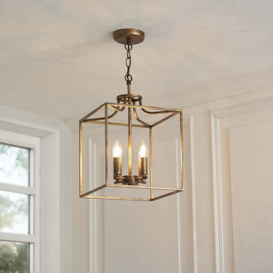 Grove Matte Antique Brass Ceiling Light Pendant