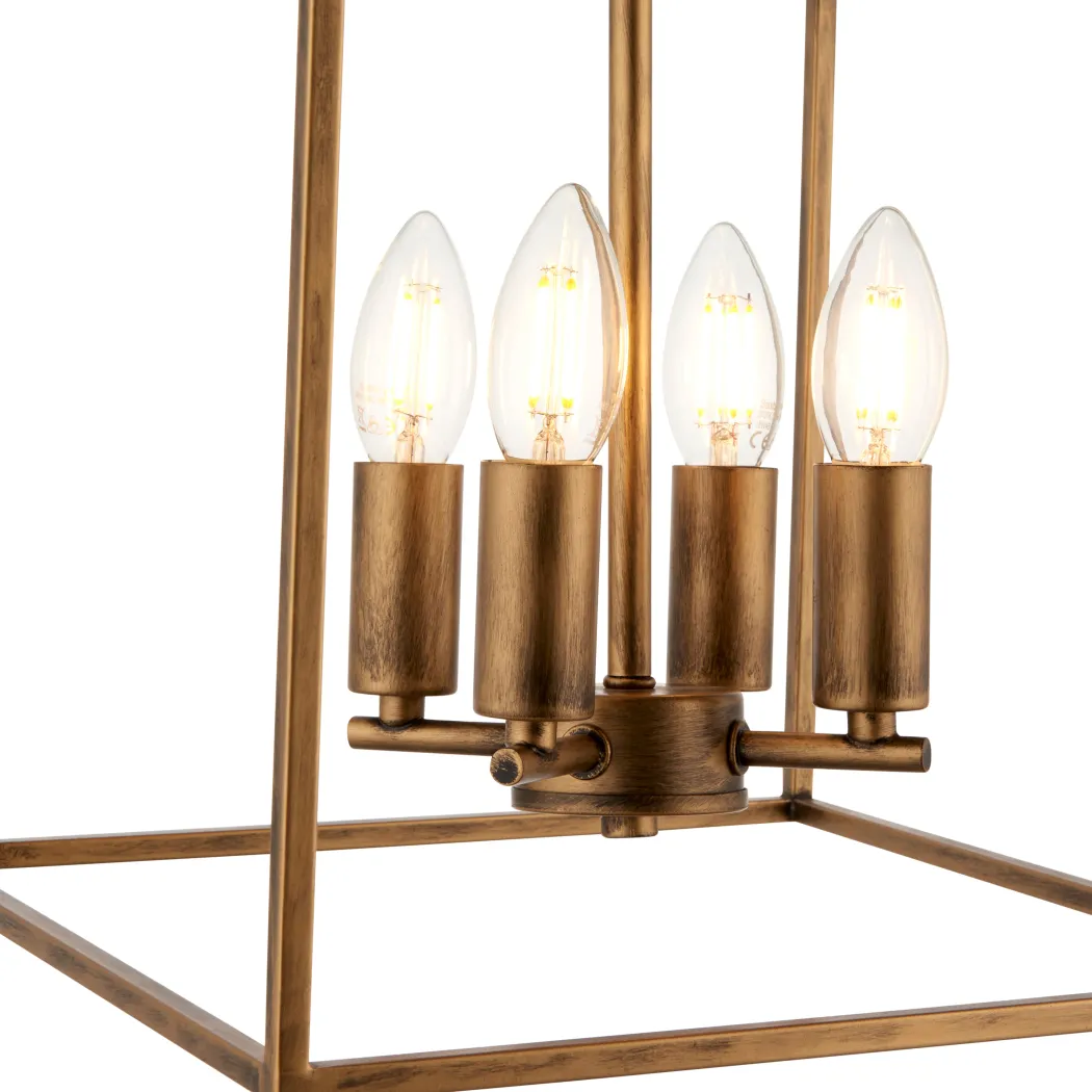 Grove Matte Antique Brass Ceiling Light Pendant