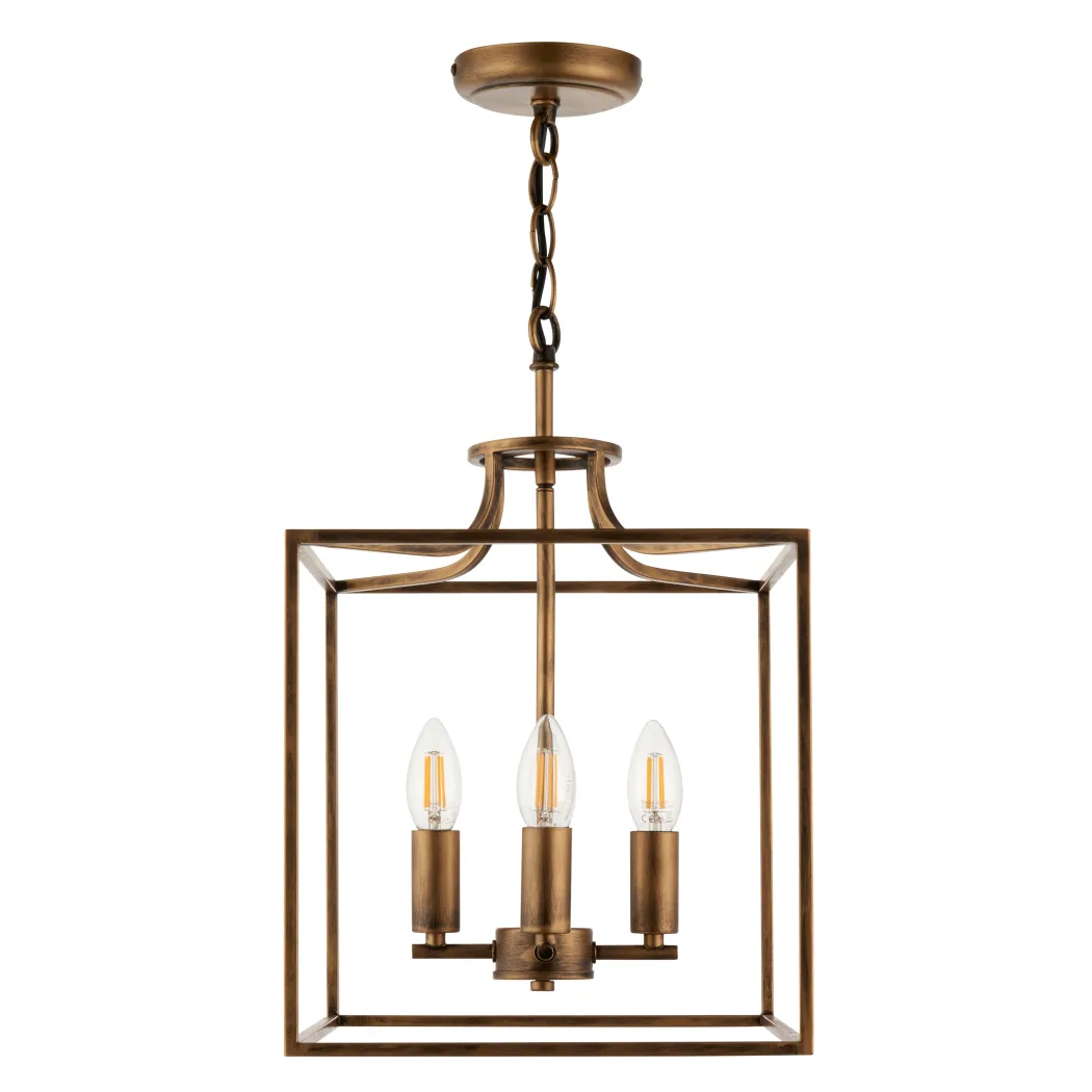 Grove Matte Antique Brass Ceiling Light Pendant