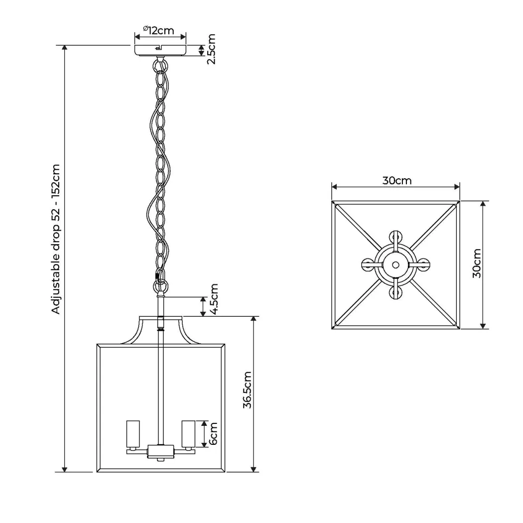 Grove Matte Antique Brass Ceiling Light Pendant