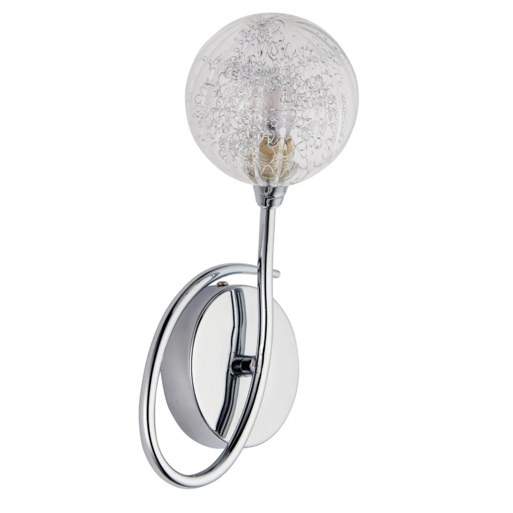 Hadley 1 Light Polished Chrome Wall Light