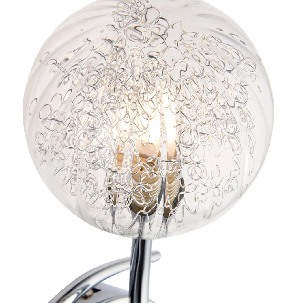 Hadley 1 Light Polished Chrome Wall Light
