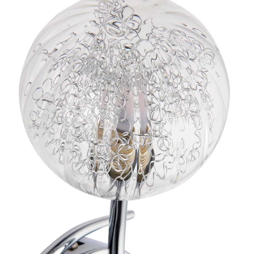 Hadley 1 Light Polished Chrome Wall Light