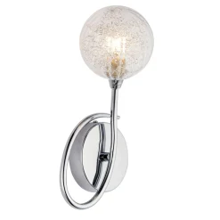 Hadley 1 Light Polished Chrome Wall Light