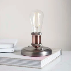 Hal 10cm Copper Table Lamp