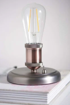 Hal 10cm Copper Table Lamp