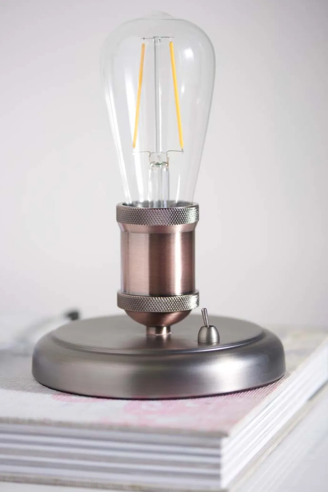 Hal 10cm Copper Table Lamp