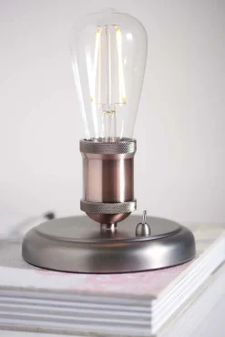 Hal 10cm Copper Table Lamp
