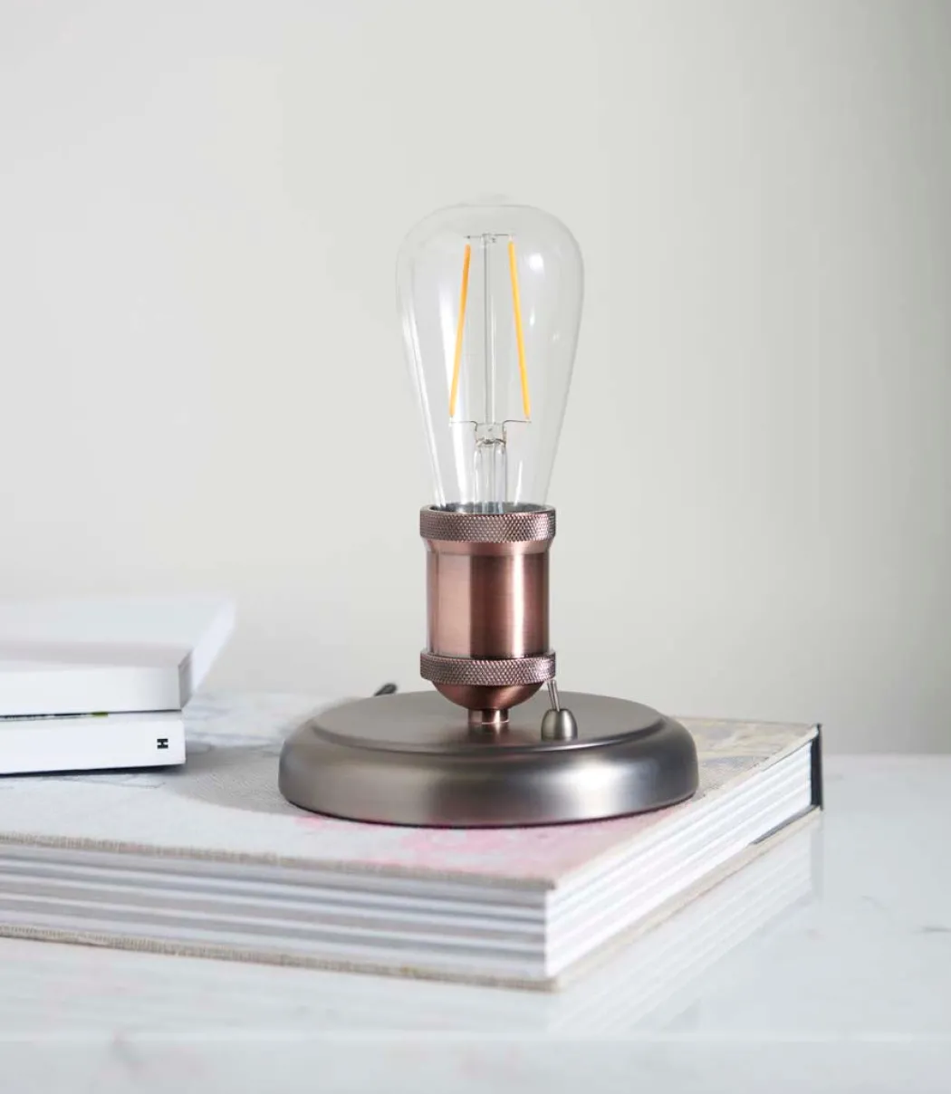 Hal 10cm Copper Table Lamp