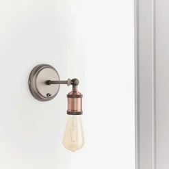 Hal Industrial Copper Wall Light