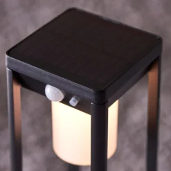 Hallam Matte Black IP44 LED Outdoor Post Large