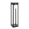 Hallam Outdoor LED Small Matt Black Post IP44