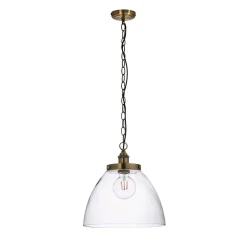 Hansen Antique Brass Grand Pendant Ceiling Light
