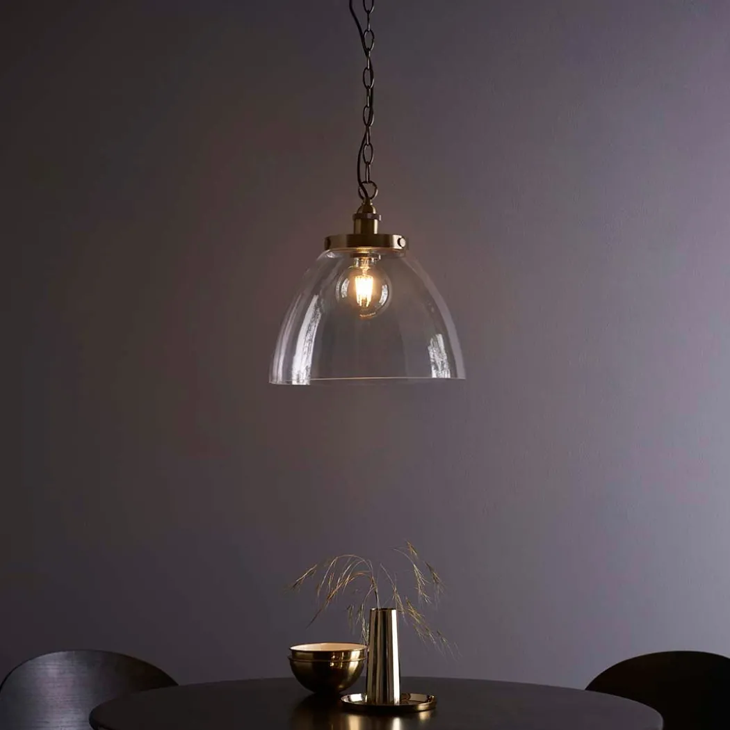Hansen Antique Brass Grand Pendant Ceiling Light