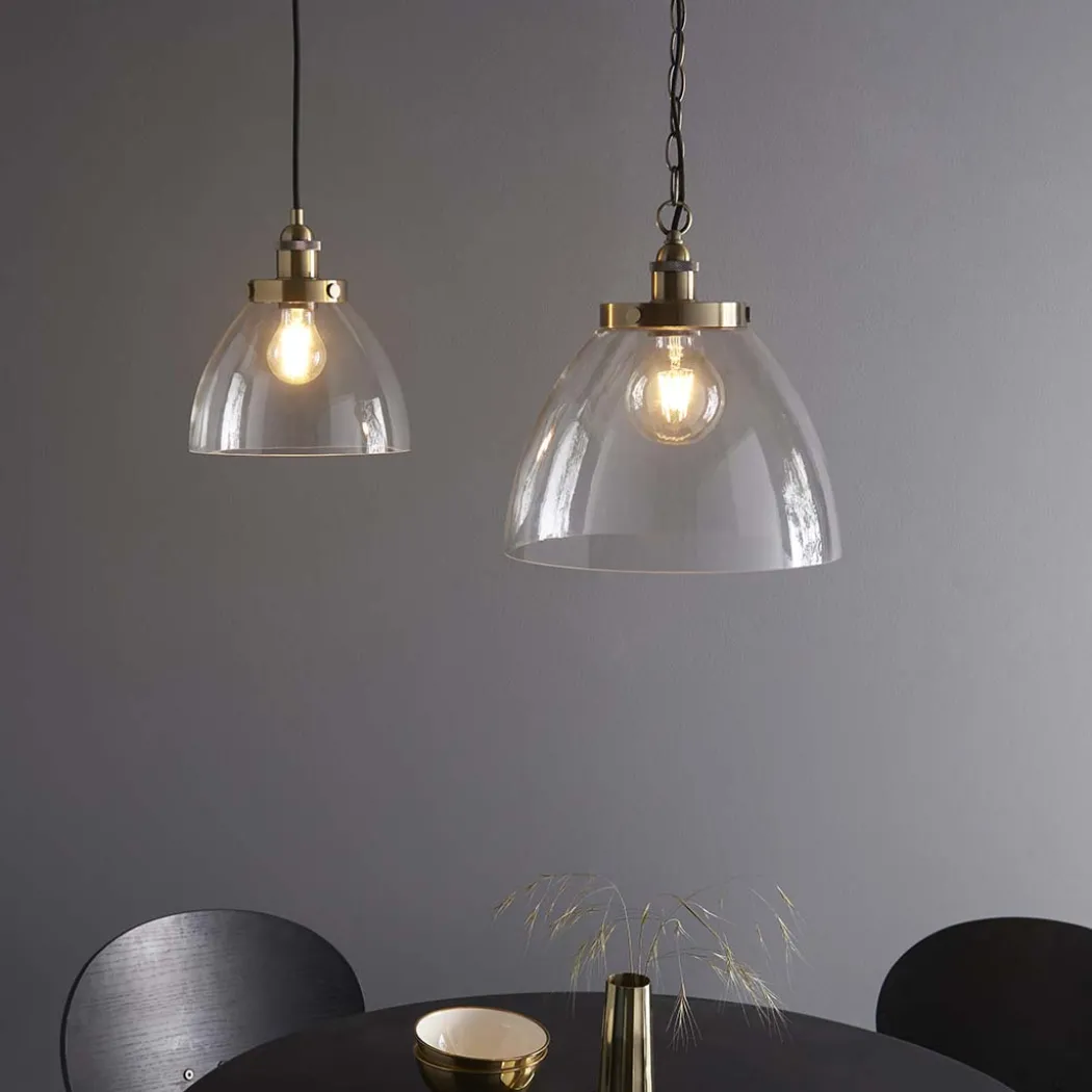 Hansen Antique Brass Grand Pendant Ceiling Light