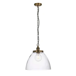 Hansen Antique Brass Grand Pendant Ceiling Light