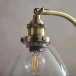 Hansen 53cm Table Lamp Antique Brass