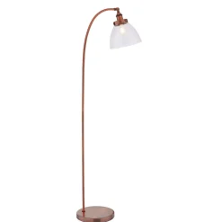 Hansen Copper & Glass Task Floor Lamp