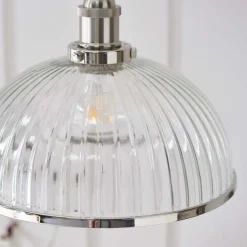 Hansen Large Pendant Ceiling Light Polished Nickel