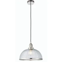 Hansen Large Pendant Ceiling Light Polished Nickel