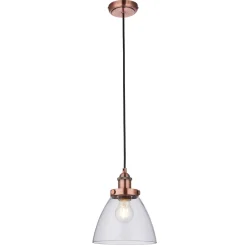 Hansen Small Pendant Ceiling Light Copper