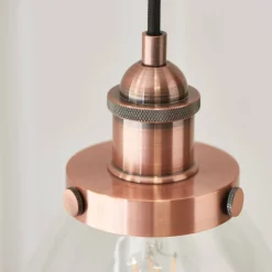 Hansen Small Pendant Ceiling Light Copper