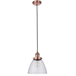 Hansen Small Pendant Ceiling Light Copper