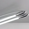 Harper 2 Light Chrome & Opal Glass LED Flush Ceiling Light Large
