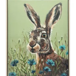 Hazel Hare 40x50cm Framed Canvas