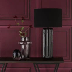 Hebron Black Table Lamp